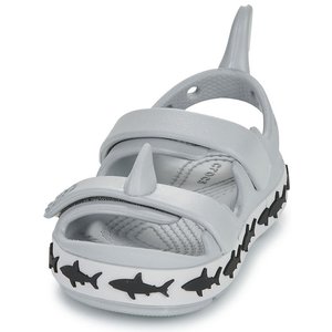Crocs Crocband Cruiser Shark Sandal Βρεφικά Πέδιλα για Αγόρια Grey (Μεγέθη 20-28)