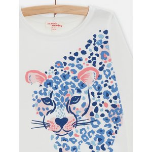 Παιδική Μπλούζα για Κορίτσια Blue Leopard