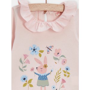 Βρεφική Μπλούζα για Κορίτσια Pink Rabbit