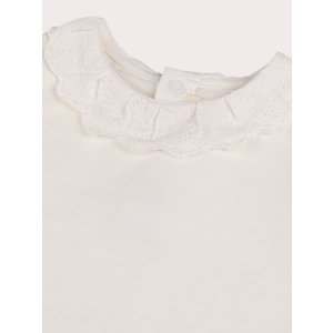Βρεφική Μακρυμάνικη Μπλούζα για Κορίτσια Classy White