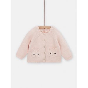 Βρεφική Ζακέτα για Κορίτσια Knitted Pink