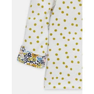 Βρεφική Μπλούζα για Κορίτσια Yellow Floral