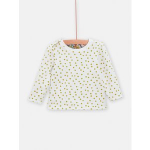 Βρεφική Μπλούζα για Κορίτσια Yellow Floral