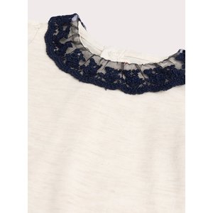 Βρεφική Μπλούζα για Κορίτσια Beige Lace