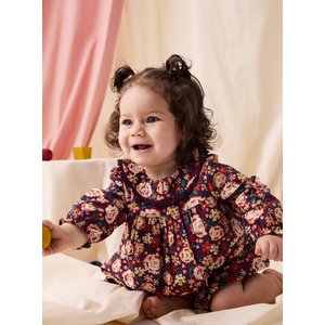 Βρεφικό Φόρεμα για Κορίτσια Dark Floral