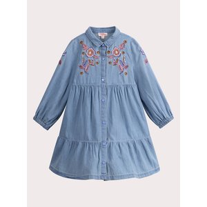 Παιδικό Φόρεμα για Κορίτσια Denim Flowers