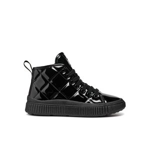 Παιδικά Παπούτσια Geox Laquinny για Κορίτσια Black Quilted (Μεγέθη 28-36)