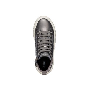 Παιδικά Παπούτσια Geox Laquinny για Κορίτσια Grey Sparkles (Μεγέθη 28-36)