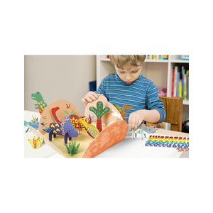 Παιδικό Βιβλίο Stick 'N' Play Avenir Dino World