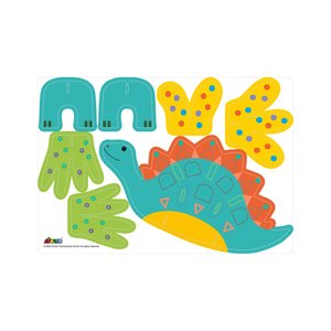 Παιδικό Βιβλίο Stick 'N' Play Avenir Dino World