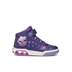 Παιδικά Παπούτσια Geox Inek για Κορίτσια Purple Cupcake (Μεγέθη 25-32)
