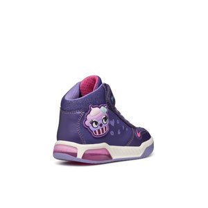 Παιδικά Παπούτσια Geox Inek για Κορίτσια Purple Cupcake (Μεγέθη 25-32)