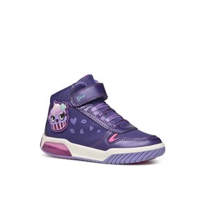 Παιδικά Παπούτσια Geox Inek για Κορίτσια Purple Cupcake (Μεγέθη 25-32)