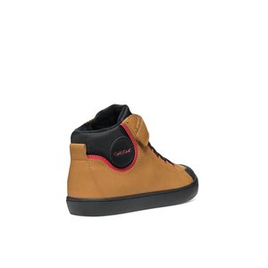 Παιδικά Παπούτσια Geox Gisli για Αγόρια Brown/Black (Μεγέθη 28-36)