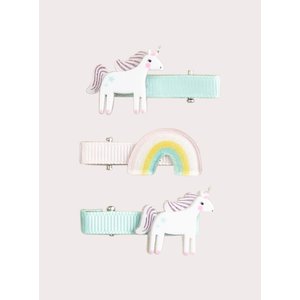 Σετ Παιδικά Κοκκαλάκια για Κορίτσια Unicorn 3 τμχ