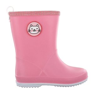 Παιδικές Γαλότσες Be Only για Κορίτσια Pink Cat (Μεγέθη 24-32)