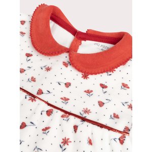Βρεφική Πιτζάμα για Κορίτσια Velvet Floral