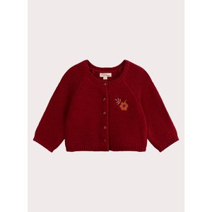 Βρεφική Ζακέτα για Κορίτσια Knitted Red