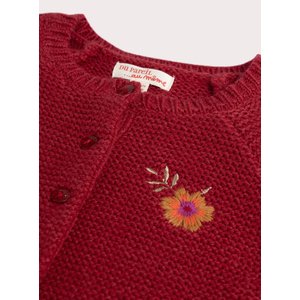 Βρεφική Ζακέτα για Κορίτσια Knitted Red