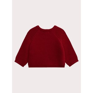 Βρεφική Ζακέτα για Κορίτσια Knitted Red