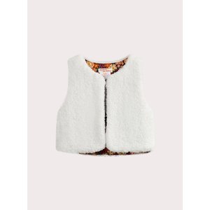 Βρεφικό Γιλέκο για Κορίτσια Floral Fur - 2 σε 1