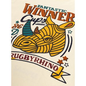 Παιδική Μπλούζα για Αγόρια Creme Rugbyrhino