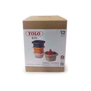 Βρεφικό Παιχνίδι Tolo Toys:  Παιχνίδι μπάνιου-στοιβαζόμενοι κύβοι