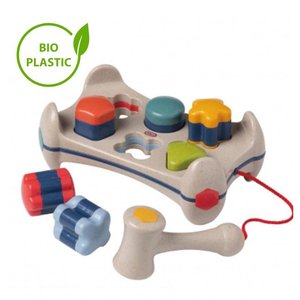 Βρεφικό Παιχνίδι Tolo Toys: Παιχνίδι ταύτισης σχημάτων με σφυρί