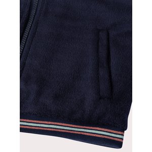 Παιδική Ζακέτα για Κορίτσια Navy Velour