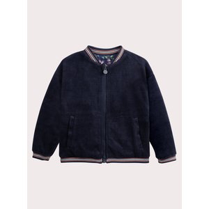 Παιδική Ζακέτα για Κορίτσια Navy Velour