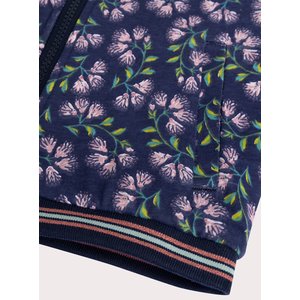 Παιδική Ζακέτα για Κορίτσια Navy Velour