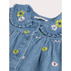 Βρεφικό Φόρεμα για Κορίτσια Denim Flowers