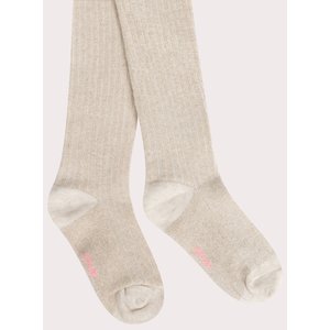 Παιδικό Καλσόν για Κορίτσια Ribbed Beige