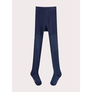 Παιδικό Καλσόν για Κορίτσια Ribbed Navy
