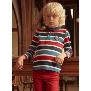 Παιδική Μπλούζα για Αγόρια Stripped Blue and Red