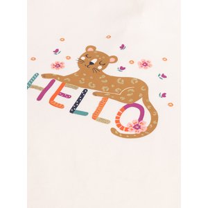 Βρεφική Μπλούζα για Κορίτσια Hello Leopard