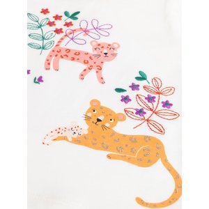 Βρεφική Μπλούζα για Κορίτσια Leopard Family