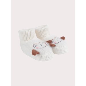 Βρεφικά Παπούτσια Αγκαλιάς Embroidered knitted (Μεγέθη 13-16)