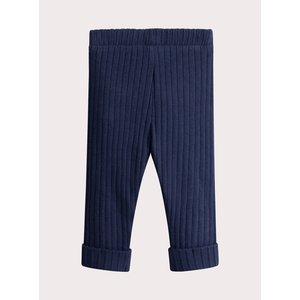 Βρεφικό Κολάν για Κορίτσια Ribbed Navy