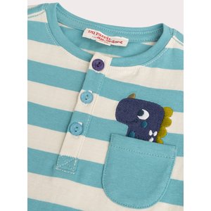 Βρεφική Μπλούζα για Αγόρια Light Blue Dino