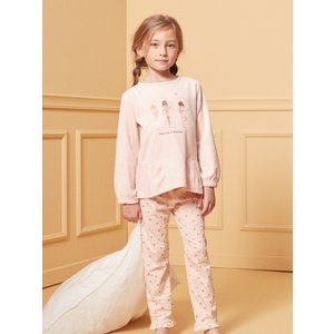 Παιδικές Πιτζάμες για Κορίτσια Pink Ballerina