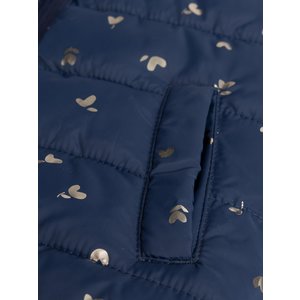 Παιδικό Αμάνικο Μπουφάν για Κορίτσια Navy Prints - 2 σε 1