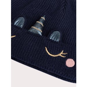 Παιδικός Σκούφος για Κορίτσια Navy Unicorn