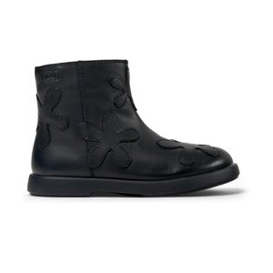 Παιδικά Μποτάκια Camper Twins για Κορίτσια Black Flowers (Μεγέθη 26-34)