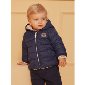 Βρεφικό Μπουφάν για Αγόρια Navy/Beige - 2 σε 1