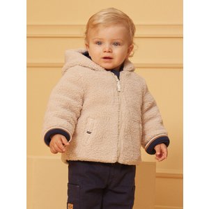 Βρεφικό Μπουφάν για Αγόρια Navy/Beige - 2 σε 1