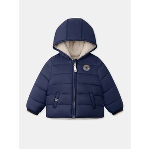 Βρεφικό Μπουφάν για Αγόρια Navy/Beige - 2 σε 1