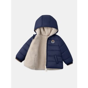 Βρεφικό Μπουφάν για Αγόρια Navy/Beige - 2 σε 1