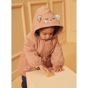 Βρεφικό Μπουφάν για Κορίτσια Beige Bear - 3 σε 1
