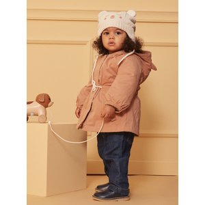 Βρεφικό Μπουφάν για Κορίτσια Beige Bear - 3 σε 1